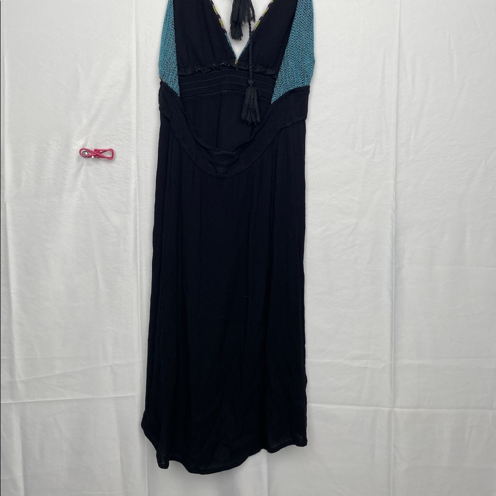 Crochet halter hippy 70s dress - Picture 4 of 4